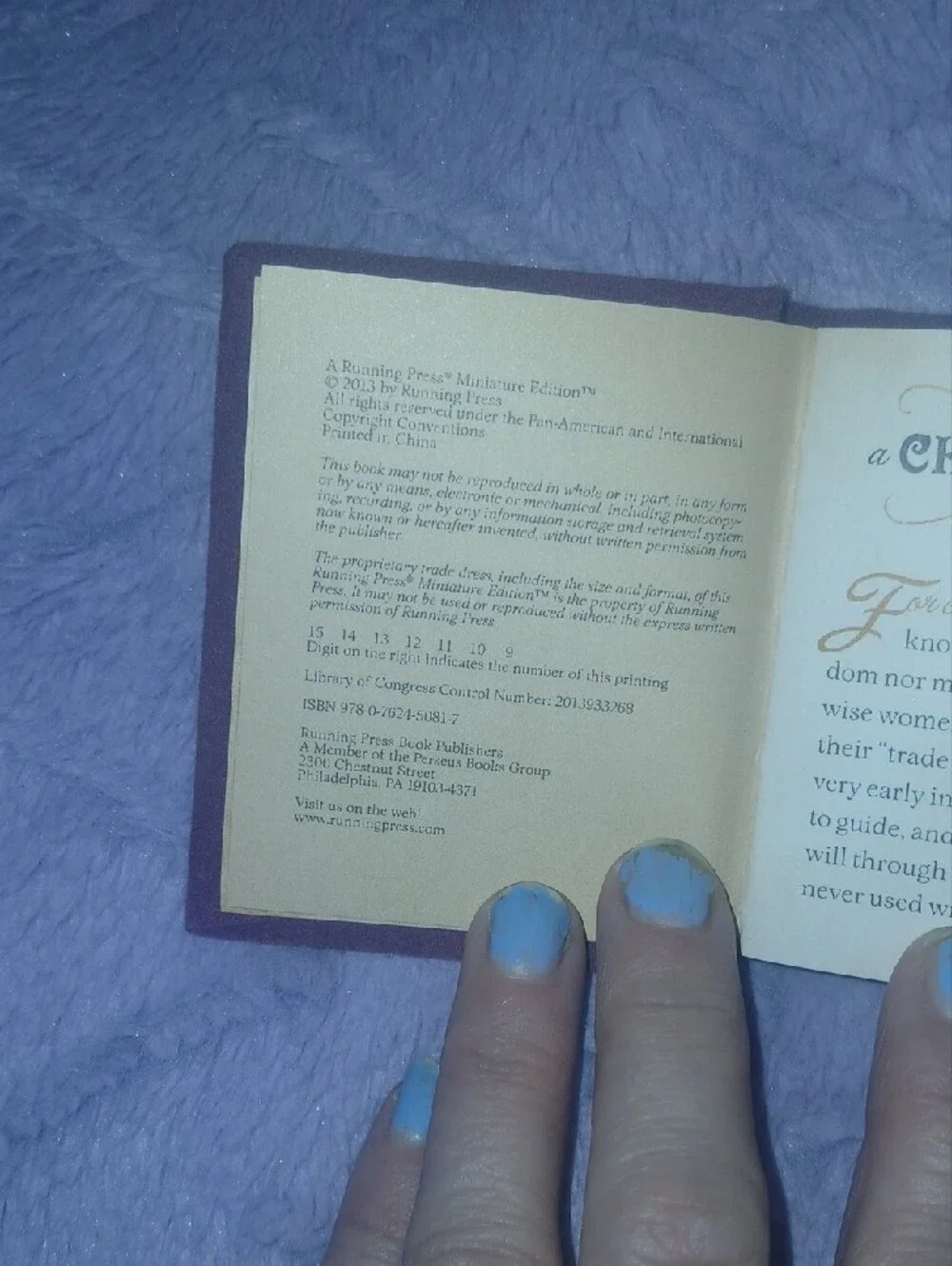 The Witches' Spell Mini-Book for Love, Happiness, and Success 3x3